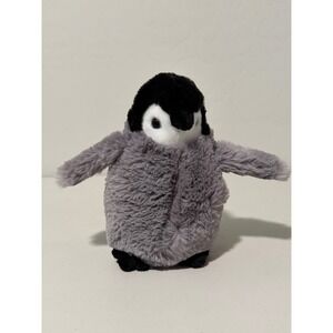 Douglas Penguin Plush Stuffed Animal Cuddle Toy Grey Black White Chick Bird 6"